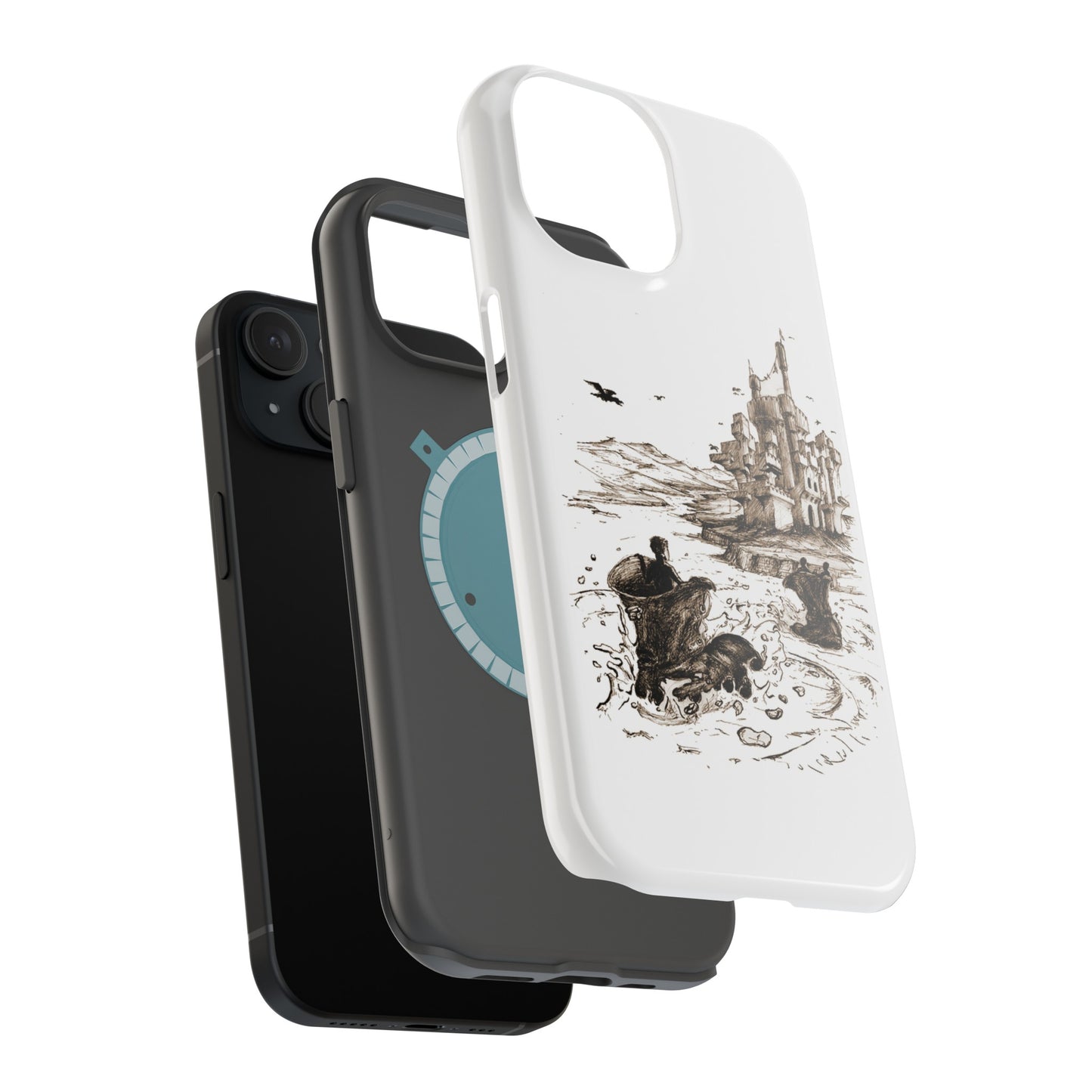 Phone Case Bubbling River Series Magnetic Tough Cases