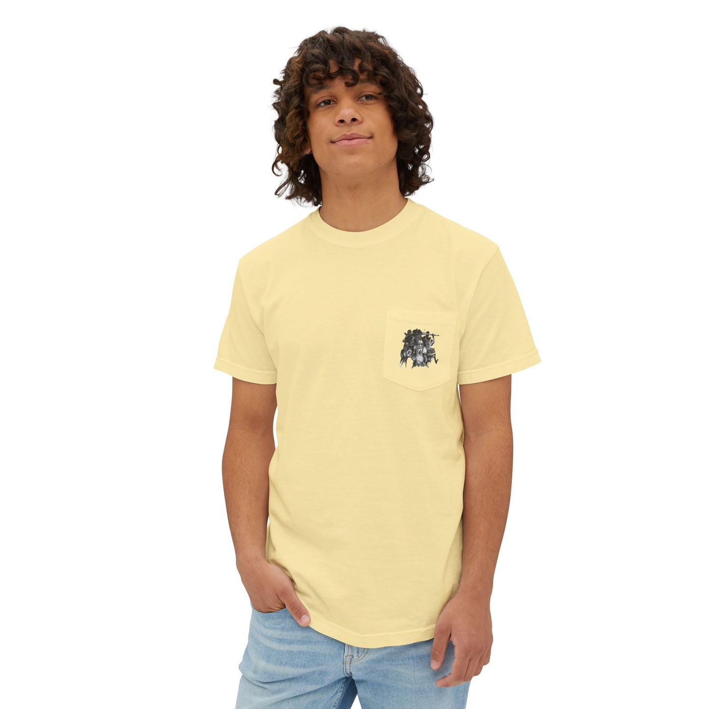 Battling Giants Unisex Garment-Dyed Pocket T-Shirt