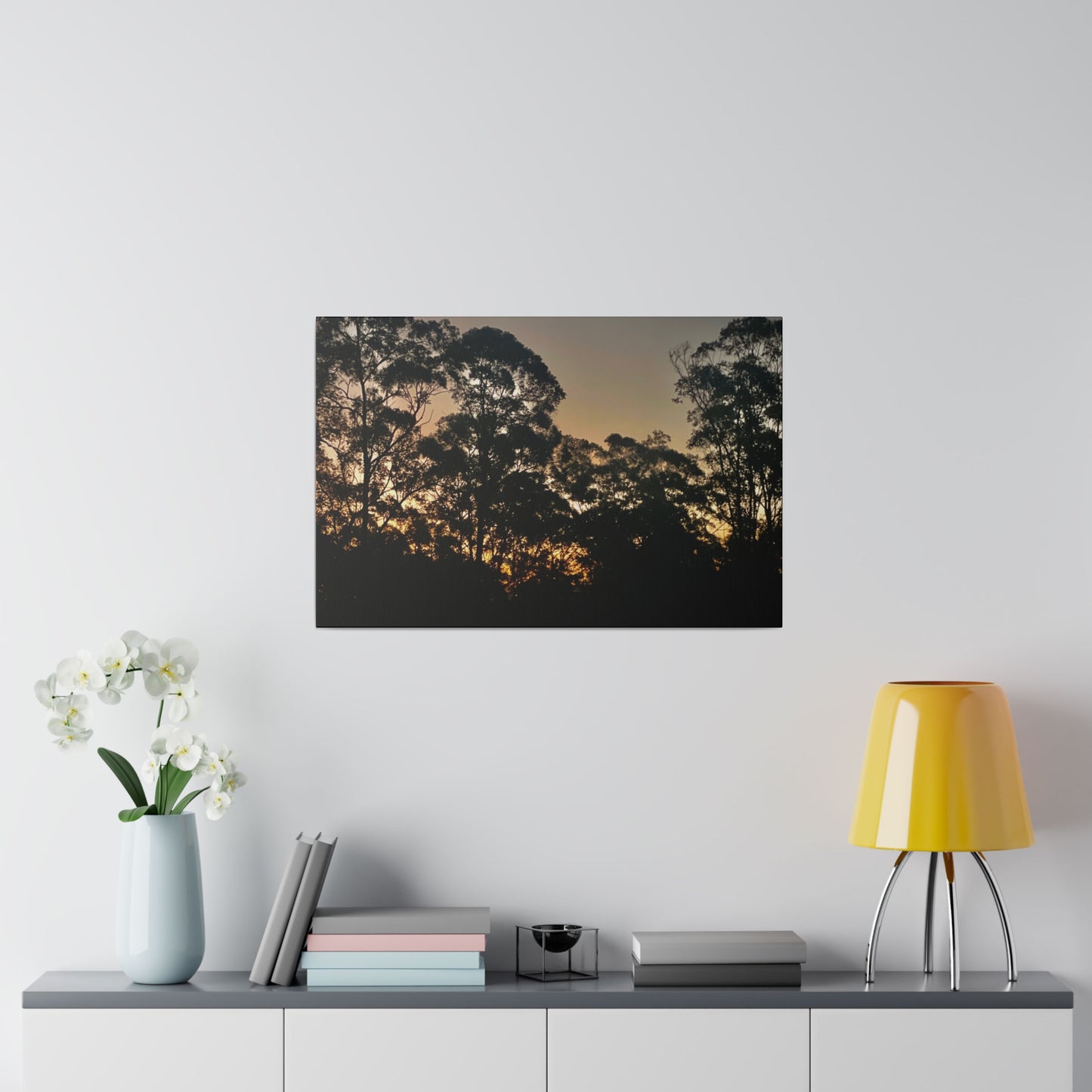 Mist Dusk Prints on Canvas, Stretched, 0.75"
