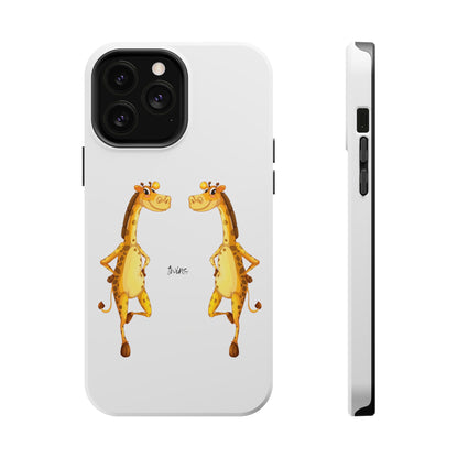 Phone Case Giraffe Twins Magnetic Tough Cases