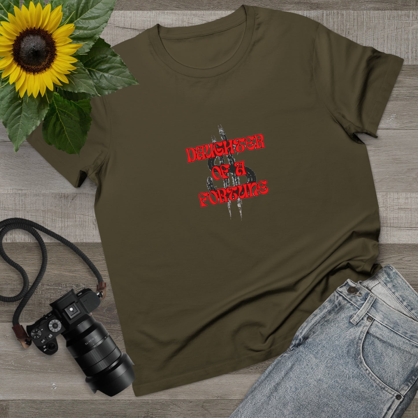 Quirky Tee (Daughter of a Fortune) Women’s Maple Tee