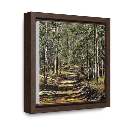 Forest Walk Prints on Canvas, Square Frame