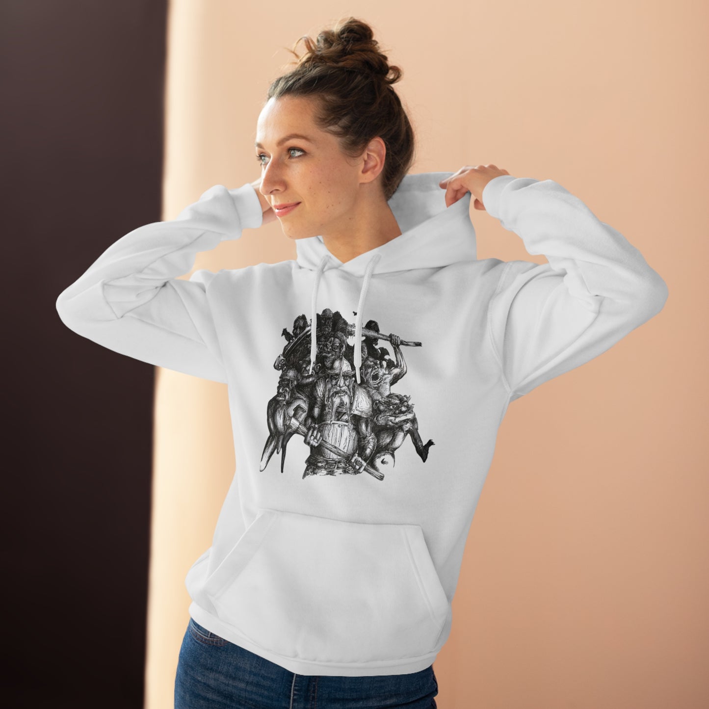 Battling Giants Series Unisex Pullover Hoodie
