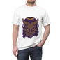 Quirky Tee Mustard Devil Unisex Cut & Sew Tee (AOP)