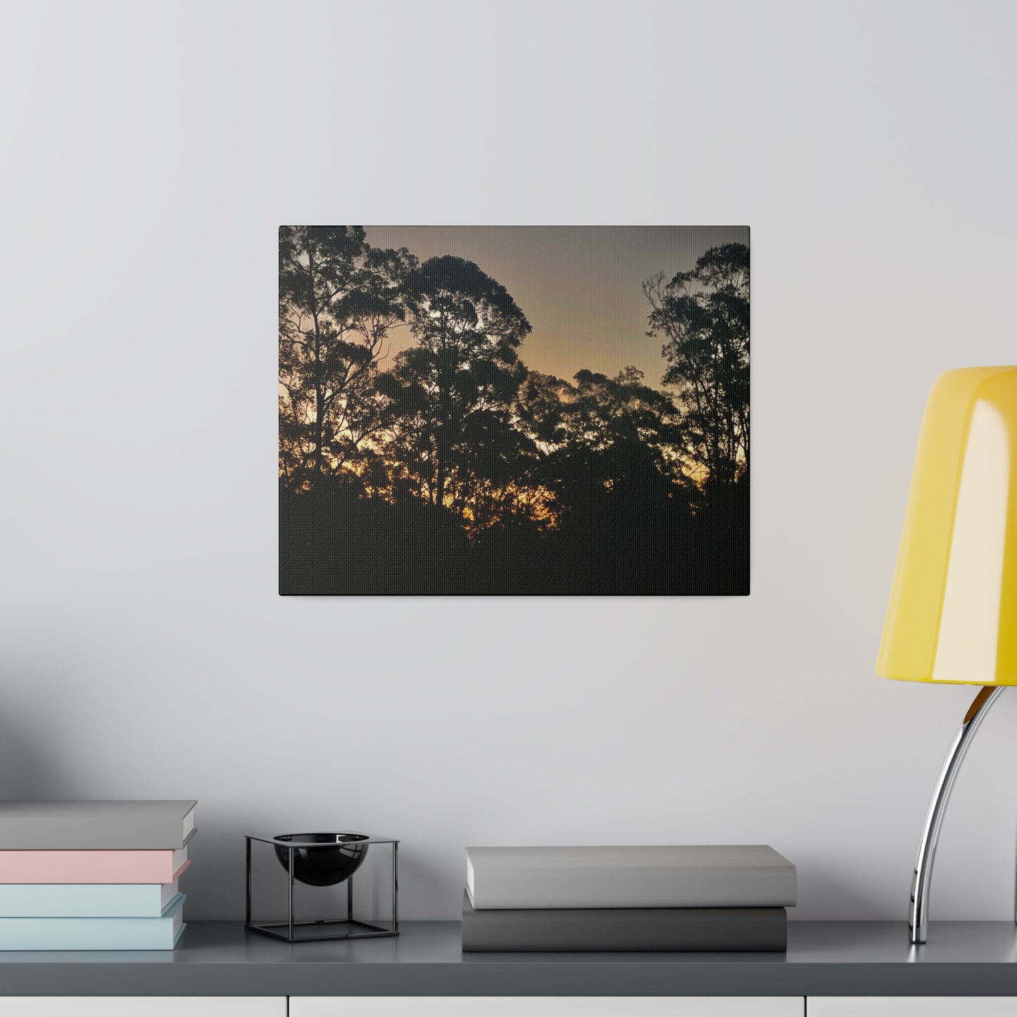 Mist Dusk Prints on Canvas, Stretched, 0.75"